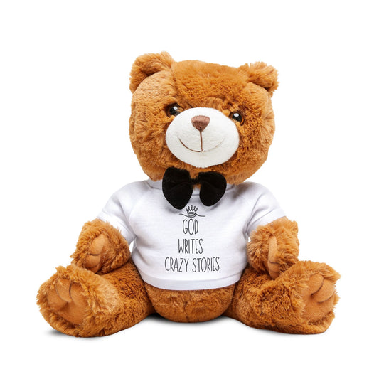 God Writes Crazy Stories signature Teddy Bear